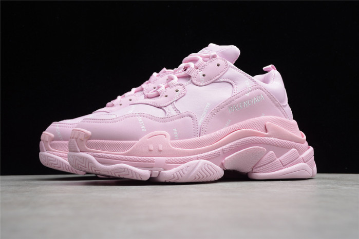 bl triple s trainers sneakers pink 052708