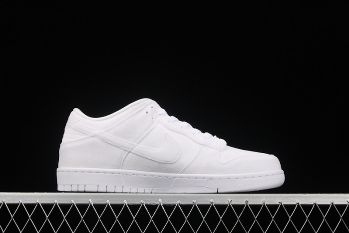 dover street market x nike dunk low “triple white” dh2686-100