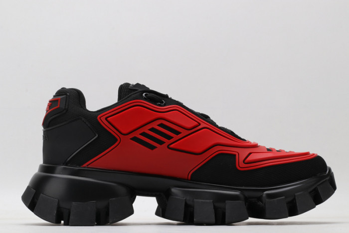 PRAD BLACK RED SNEAKERS