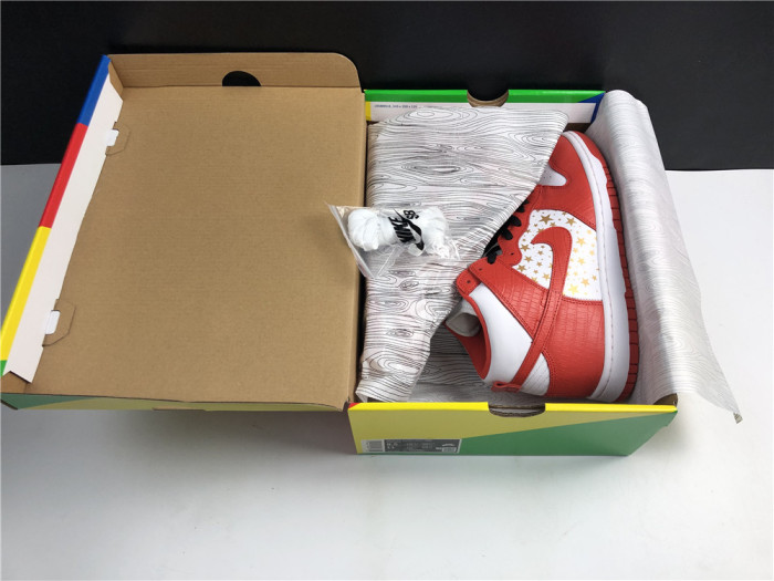 nike dunk high pro sb red stars 307385-161