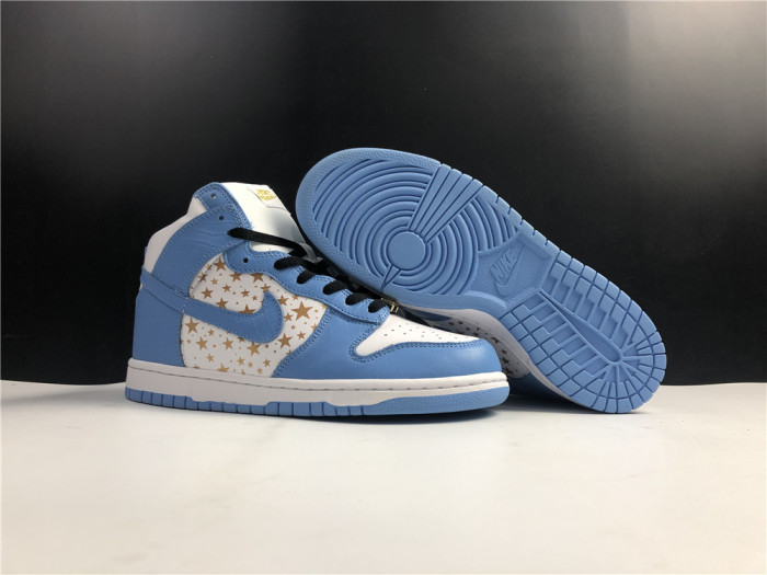nike dunk high pro sb blue stars 307385-141