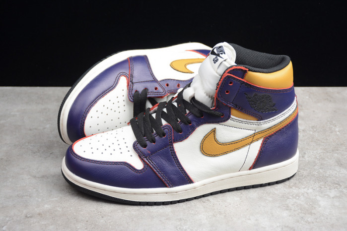 nike sb air jordan 1 lakers chicago cd6578-507
