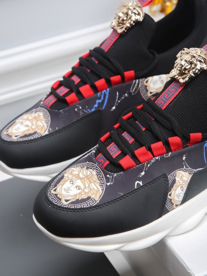 vse chain reaction black sneaker